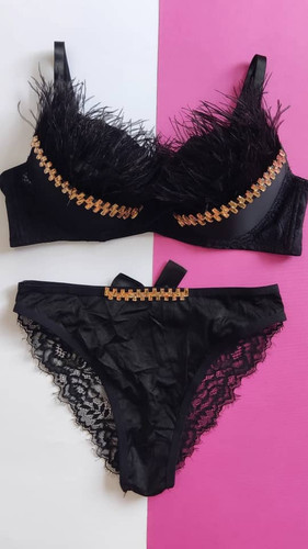 ست شورت و سوتین سنگکاری شده